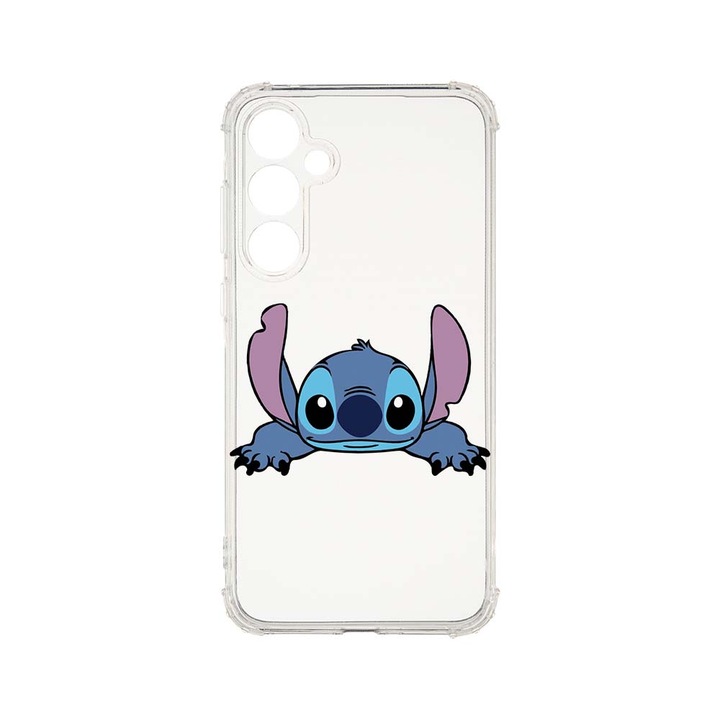 BestCase® Husa Anti Shock 1.5MM, Compatibila Cu Samsung Galaxy A55 5G, Stitch, Air Cushion Technology, AS 1611