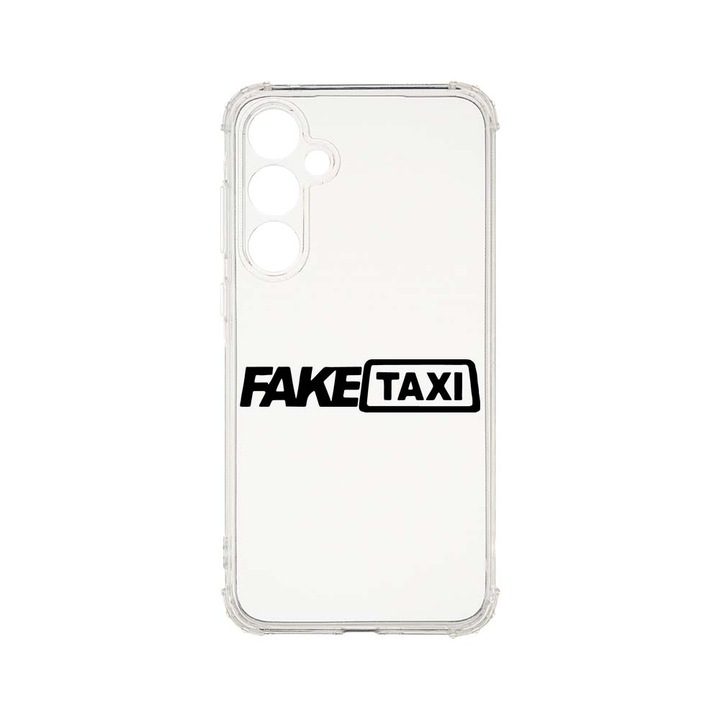 BestCase® Husa Anti Shock 1.5MM, Compatibila Cu Samsung Galaxy A55 5G, Fake Taxi, Air Cushion Technology, AS 1647
