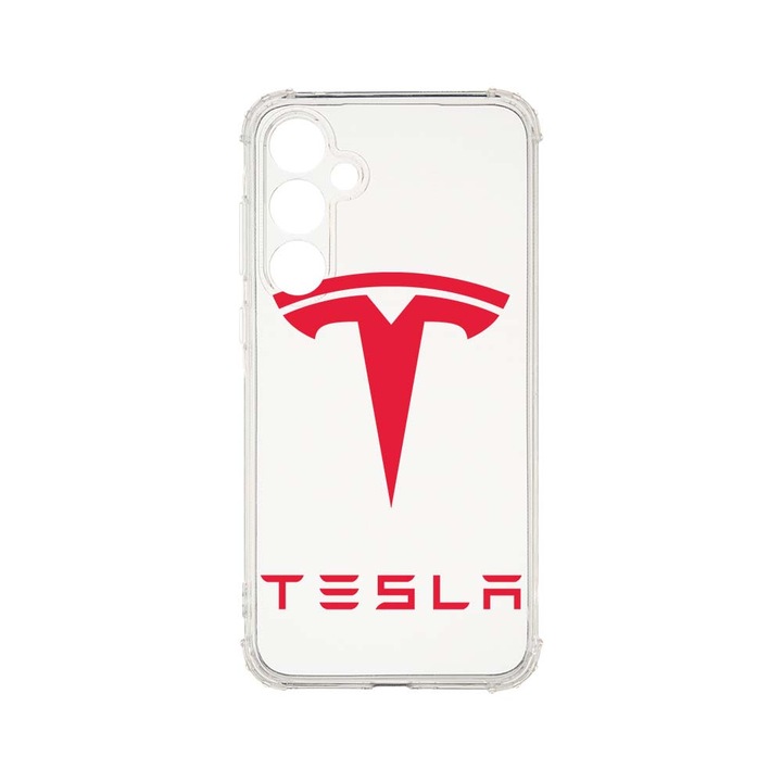 BestCase® Husa Anti Shock 1.5MM, Compatibila Cu Samsung Galaxy A55 5G, Tesla Red, Air Cushion Technology, AS 1711