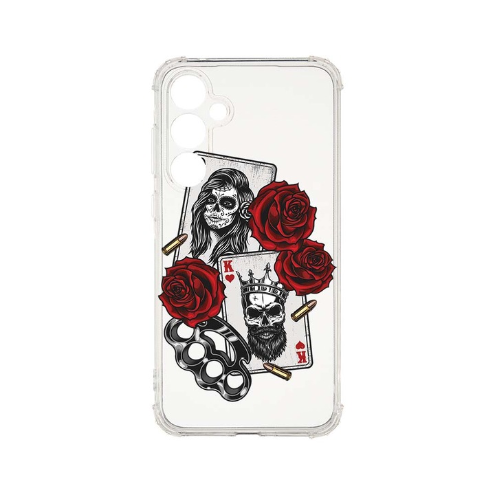 BestCase® Husa Anti Shock 1.5MM, Compatibila Cu Samsung Galaxy A55 5G, Night Life, Air Cushion Technology, AS 1628