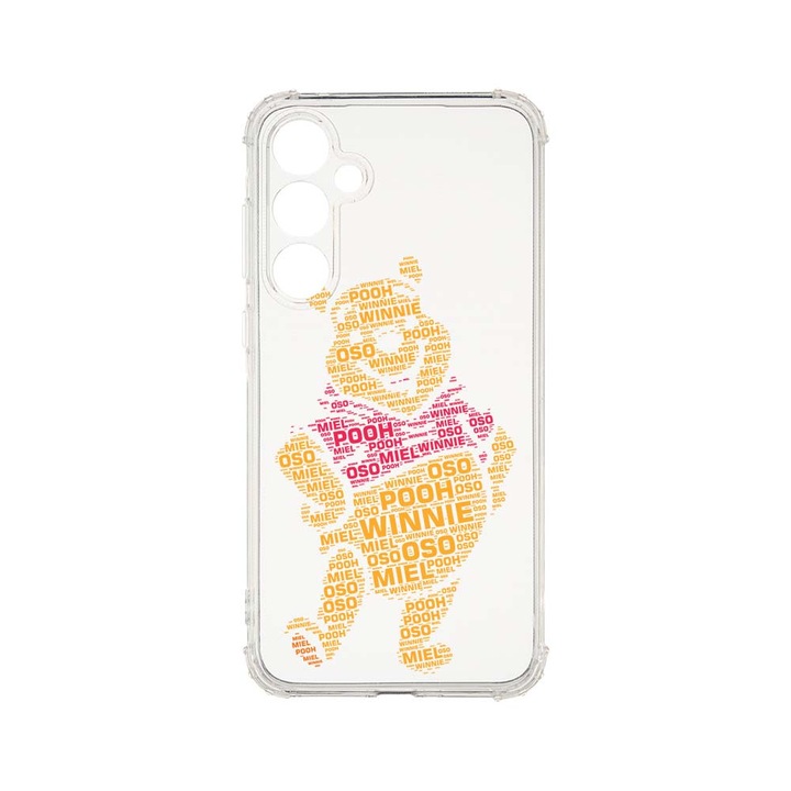 BestCase® Husa Anti Shock 1.5MM, Compatibila Cu Samsung Galaxy A55 5G, Calligraphy Pooh, Air Cushion Technology, AS 1541