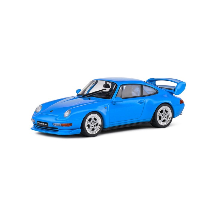 Porsche 993 RS Clubsport autómodell, kék, 1:43, Solido