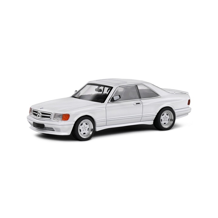 Macheta auto Mercedes SEC 560 AMG, 1990, Classic white, 1:43, Solido