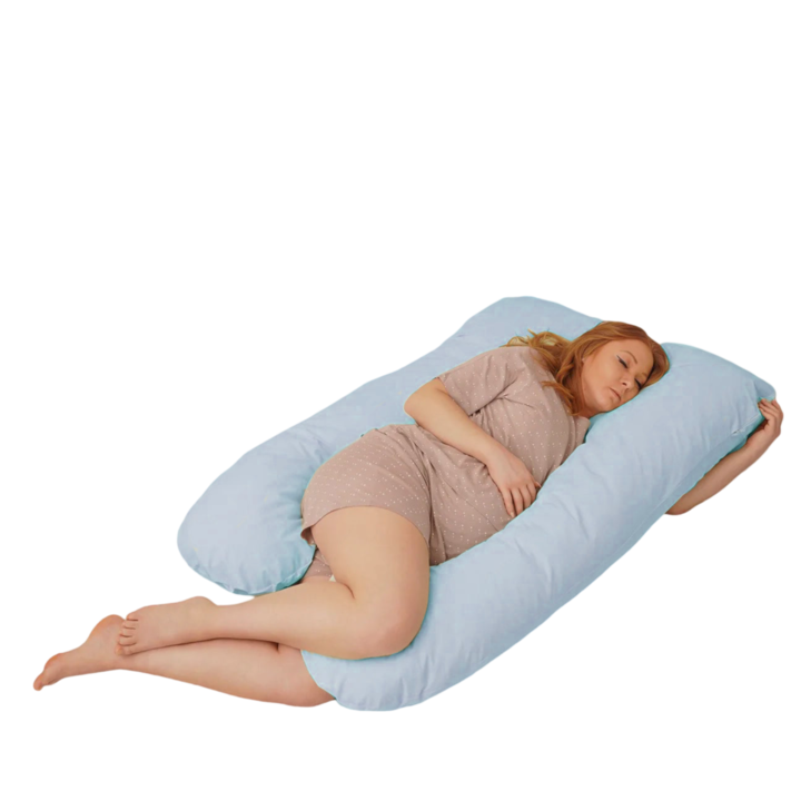 Terhespárna 3 az 1-ben TWINDECO Maxim, 100% ORGANIKUS PAMUT, 3 kg-os mosható hipoallergén pehely, VILÁGOS KÉK