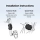 Senzor Viteza si Cadence Bicicleta Geoid CS600, 2024 - Compatibil ANT+ si Bluetooth, Impermeabil, 3 Protectii Rfid, UnderShop