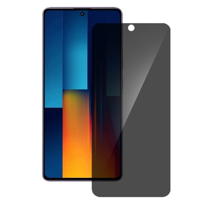 SILKASE adatvédelmi fólia Xiaomi Poco M6 Plus-hoz, képernyővédő, szilikon