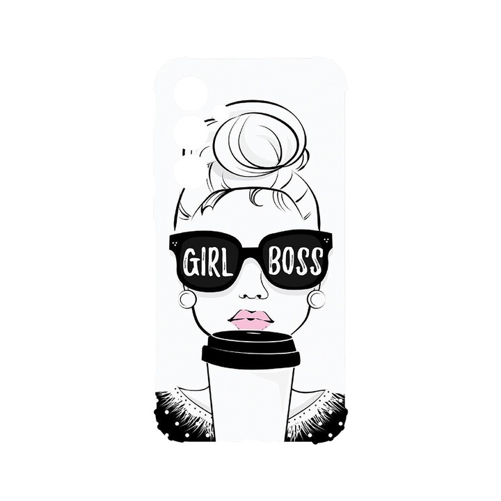 BestCase® Husa Anti Shock 1.5MM, Compatibila Cu Samsung Galaxy A55 5G, Girl Boss, Air Cushion Technology, AS 1135