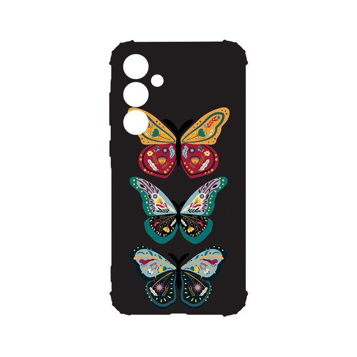 BestCase® Husa Anti Shock 1.5MM, Compatibila Cu Samsung Galaxy A55 5G, Butterfly, Air Cushion Technology, AS 1222