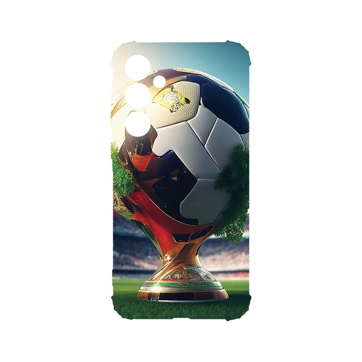 BestCase® Husa Anti Shock 1.5MM, Compatibila Cu Samsung Galaxy A55 5G, Football Cup Trophy, Air Cushion Technology, AS 1211