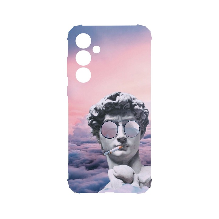 BestCase® Husa Anti Shock 1.5MM, Compatibila Cu Samsung Galaxy A55 5G, David Smoking, Air Cushion Technology, AS 1288