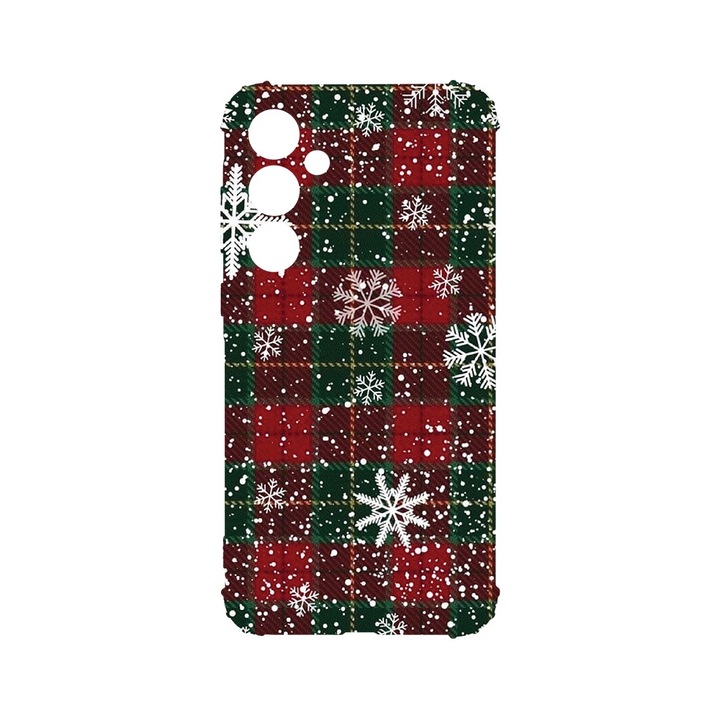BestCase® Husa Anti Shock 1.5MM, Compatibila Cu Samsung Galaxy A55 5G, Xmas Pattern, Air Cushion Technology, AS 1364