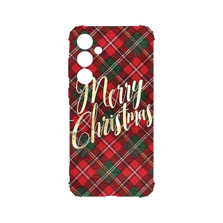 BestCase® Husa Anti Shock 1.5MM, Compatibila Cu Samsung Galaxy A55 5G, Merry Christmas, Air Cushion Technology, AS 1362