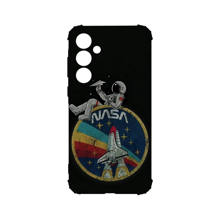 BestCase® Husa Anti Shock 1.5MM, Compatibila Cu Samsung Galaxy A55 5G, Oldschool Nasa, Air Cushion Technology, AS 1314