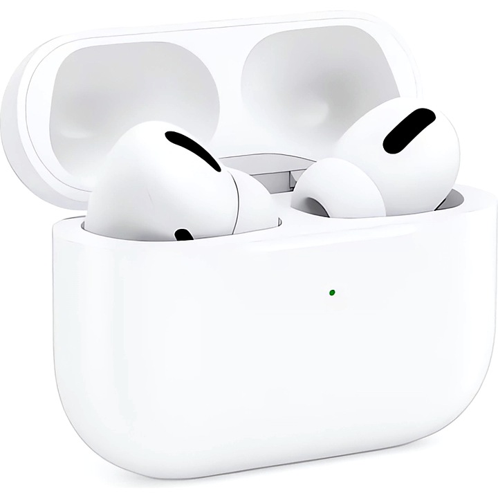 Bervolo®️ Vibe Pro2 True Wireless Fülhallgató, Prémium Hangzás, 30 Óra Üzemidő, MagSafe, USB-C, Fehér