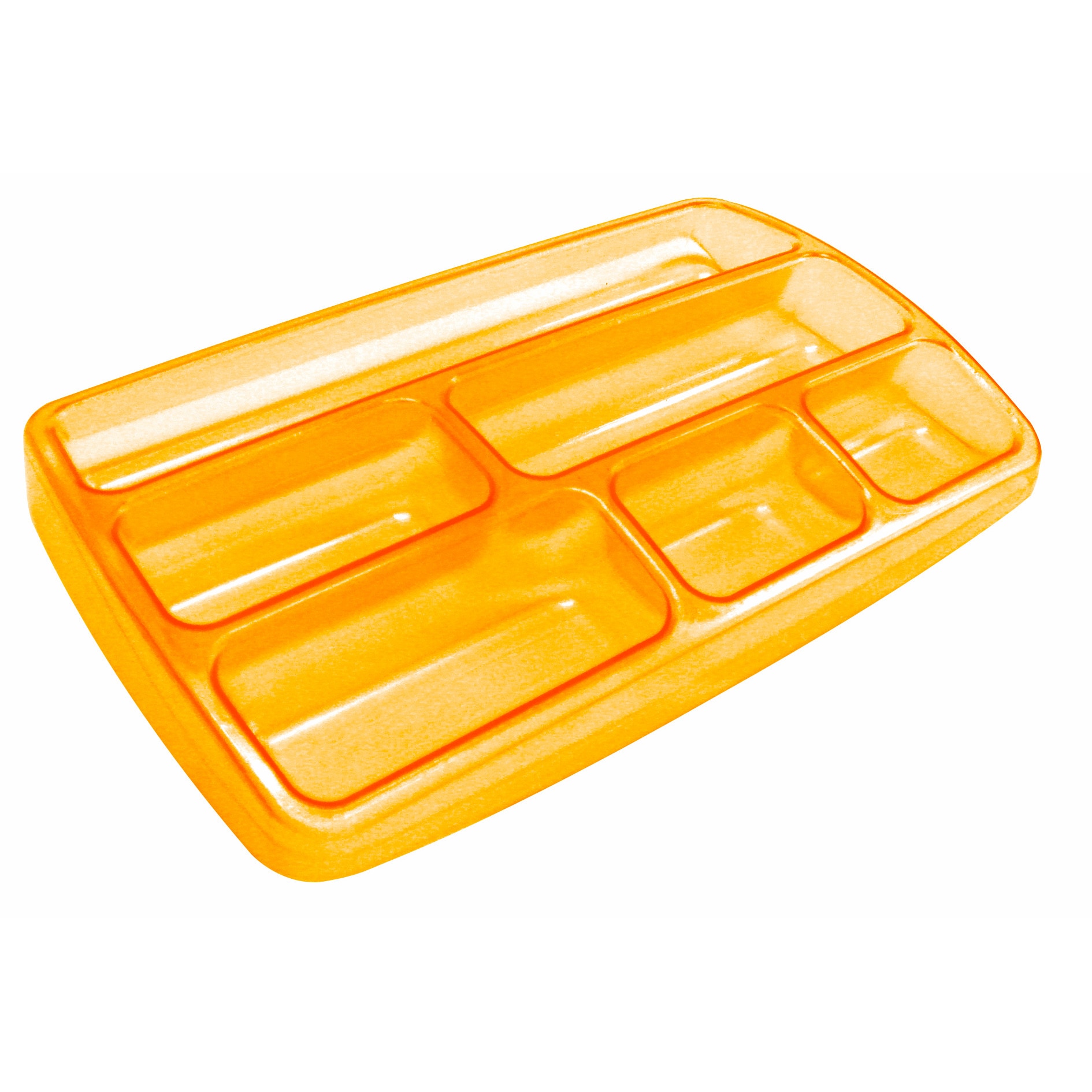 Organizator de birou semitransparent, orange