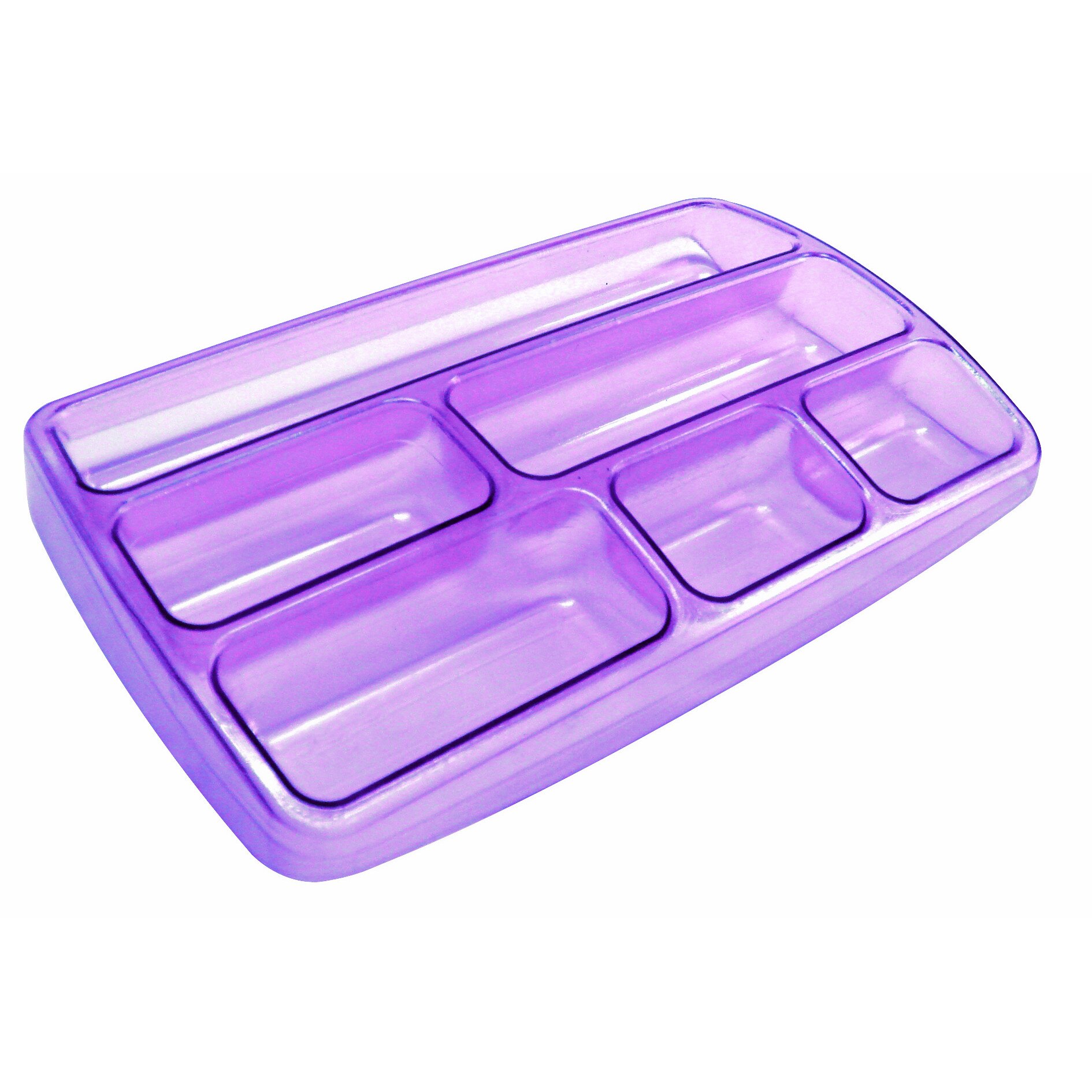 Organizator de birou semitransparent, violet, AR-TR3110VI