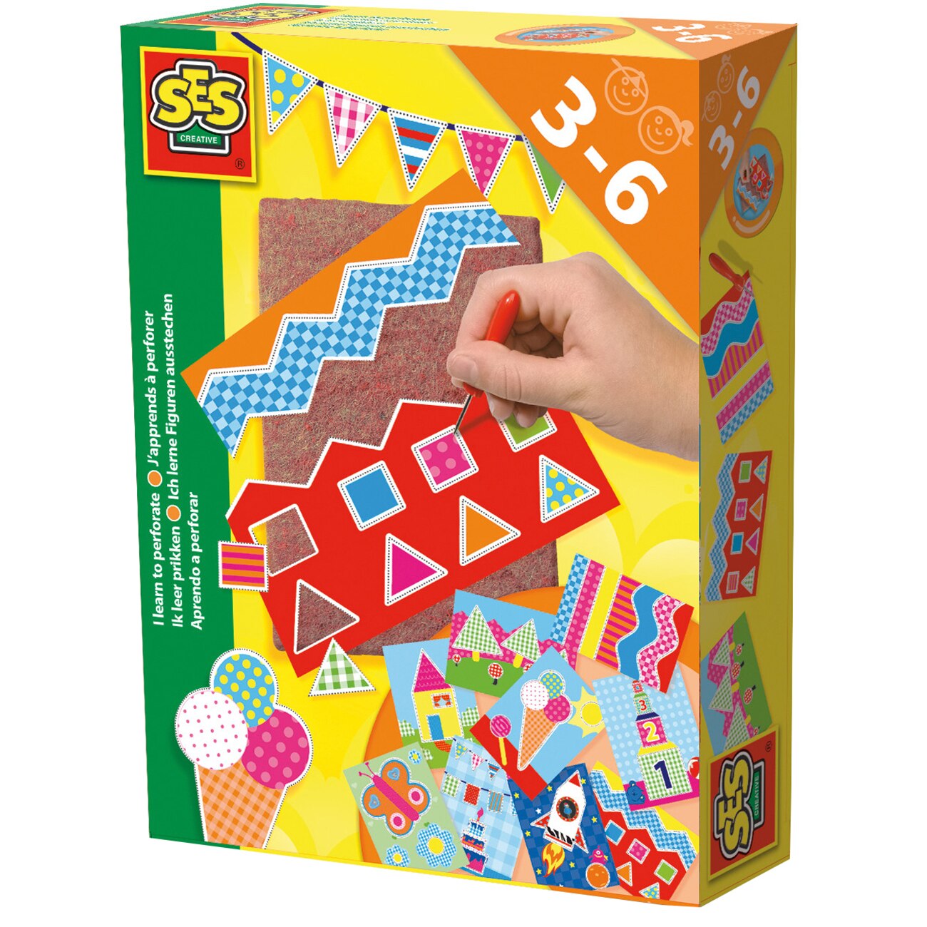 Set Invat sa perforez SES Prescolari