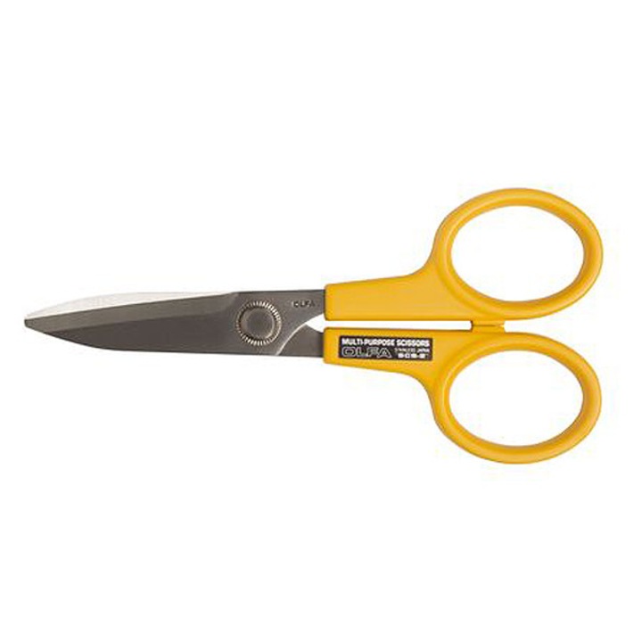 Foarfeca, OLFA, Inox, Galben