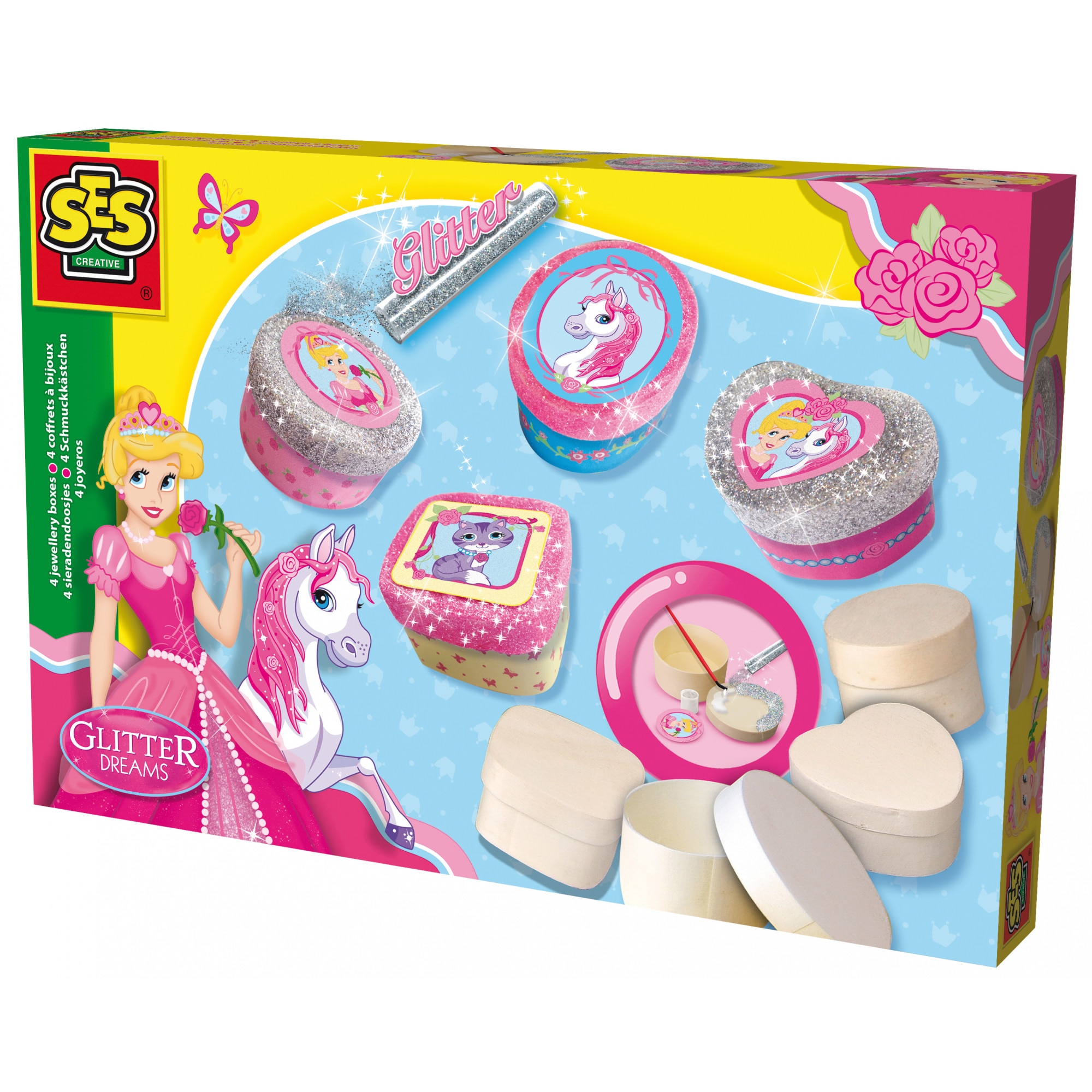 Set creativ cutii de bijuterii - SES Printese