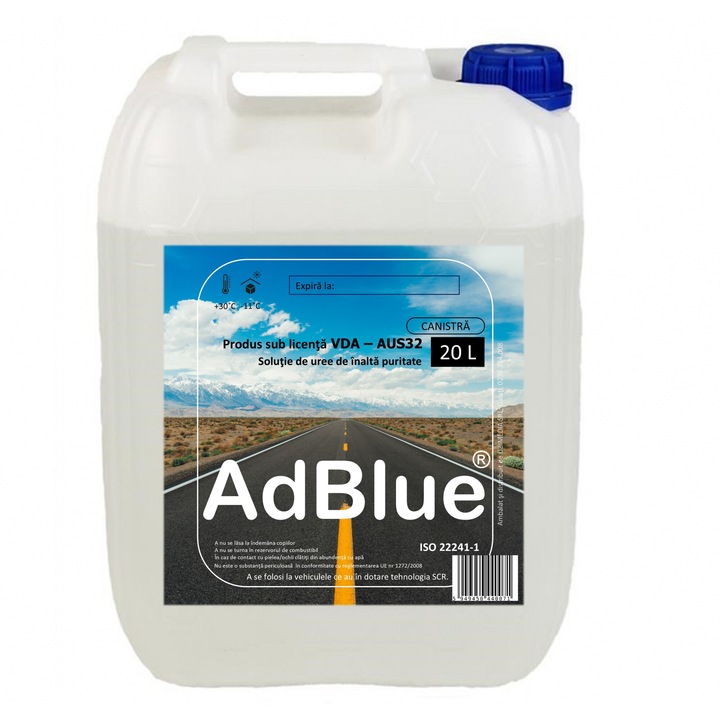 AdBlue Multimarca 20L, avizat RAR, VDA, ISO 22241-1