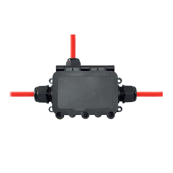 Commel Prémium vízmentes doboz, Aljzatcsatlakozó IP68, elektromos kábelekhez Ø0, 5-2, 5 mm2 - 365-922 tömszelencés kötődoboz