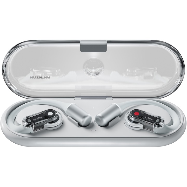 Casti Open-Ear Nothing Ear (Open), Wireless, Bluetooth, IP54, White