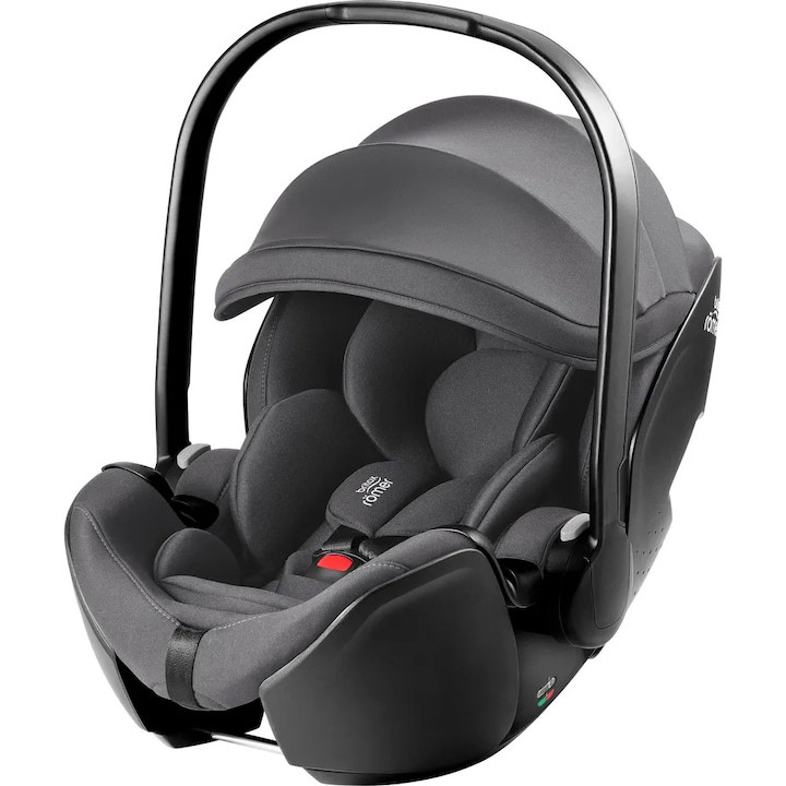 Детско столче за кола Britax Romer Baby Safe Pro, Легнало, 0-15 месеца, 40-85 см, 0-13 кг, Deep grey