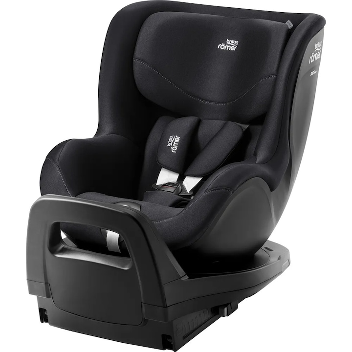 Детско столче за кола Britax Romer Dualfix Pro M, Въртящо се, 3 месеца-4 години, 61-105 см, 19 кг, Deep black