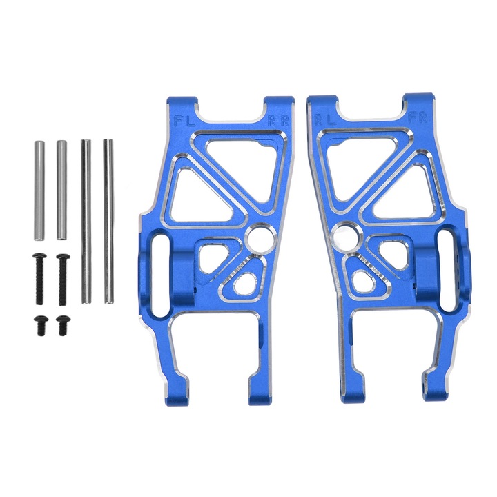 Set brat suspensie inferioara fata si spate RC, Enforose, aliaj de aluminiu, pentru masini RC Traxxas 1/10 MAXX 2.0
