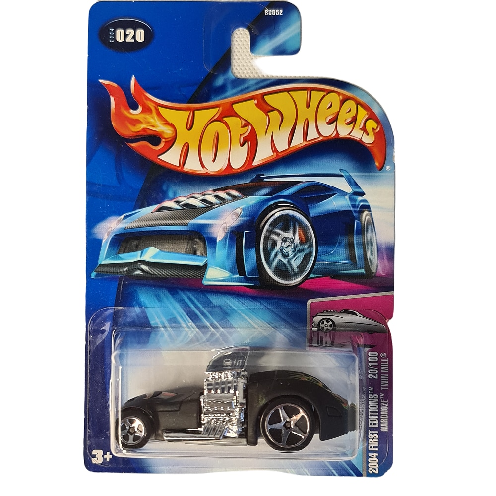 Masinuta metalica Hot Wheels, Hardnoze Twin Mill, Colectia First