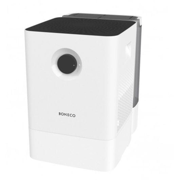 Boneco W300 párásító, 12 literes, 2 teljesítményfokozatú, modern dizájn, akár 50 m²-es helyiségekhez