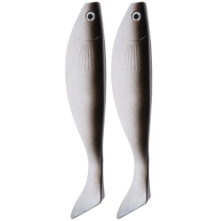 Jormftte műcsalik, 2 darabos készlet, PVC, sós és édesvízi horgászathoz