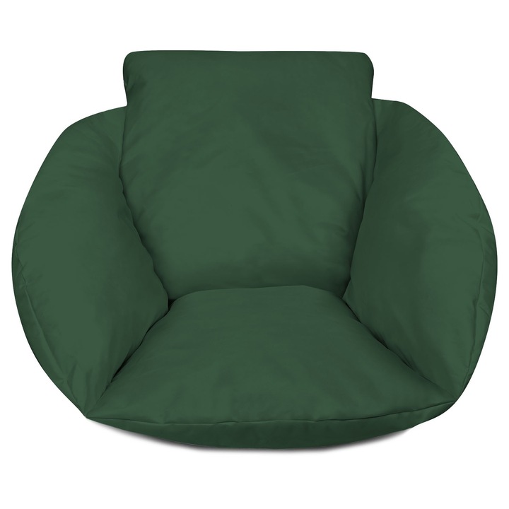 Малка възглавничка за висящ фотьойл, градински стол, зелена