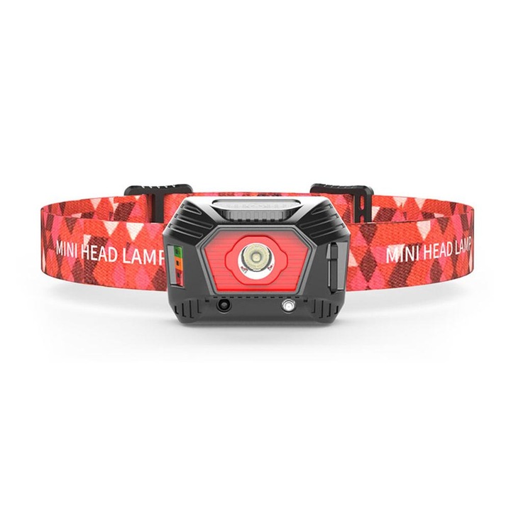 Фенер Jormftte TM-K06, 600 лумена, водоустойчив, със сензор за движение, 48x37 мм