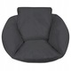 Възглавница за висящ фотьойл, градински стол, Графит
