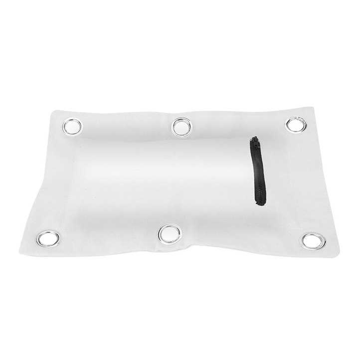 Homokzsák edzéshez, Jormftte, vászon, fehér, 38.5x24.5cm