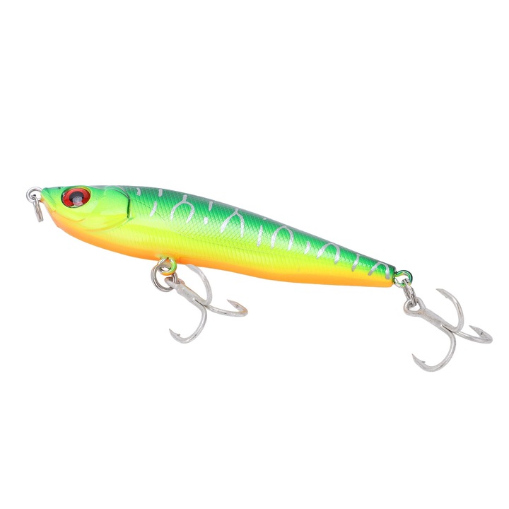 Jormftte műcsali, 8.5cm, 2 horog, többszínű