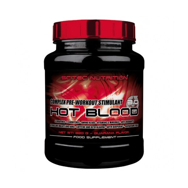 Energizant Scitec Hot Blood 3.0 820g Guarana
