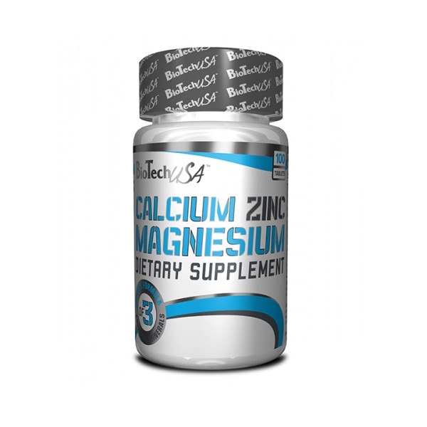 Vitamine Biotech Usa Calcium Zinc Magnezium 100 Tab