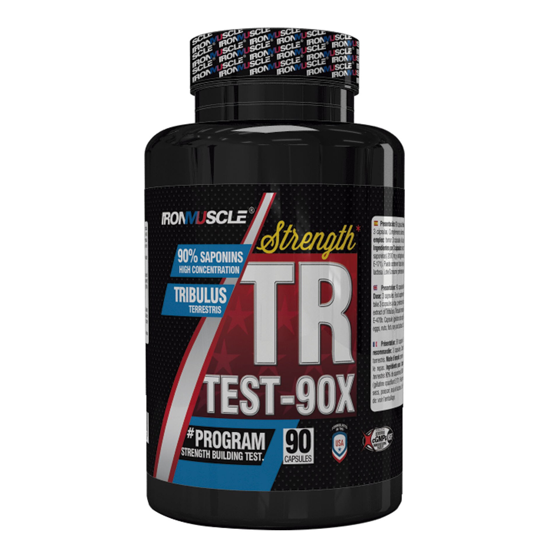 Supliment Hormonal IronMuscle TR Test-90x Tribulus 90 capsule