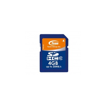 Card de Memorie TEAM SDHC, 4GB, Class 10 Card de Memorie TEAM SDHC, 4GB, Class 10