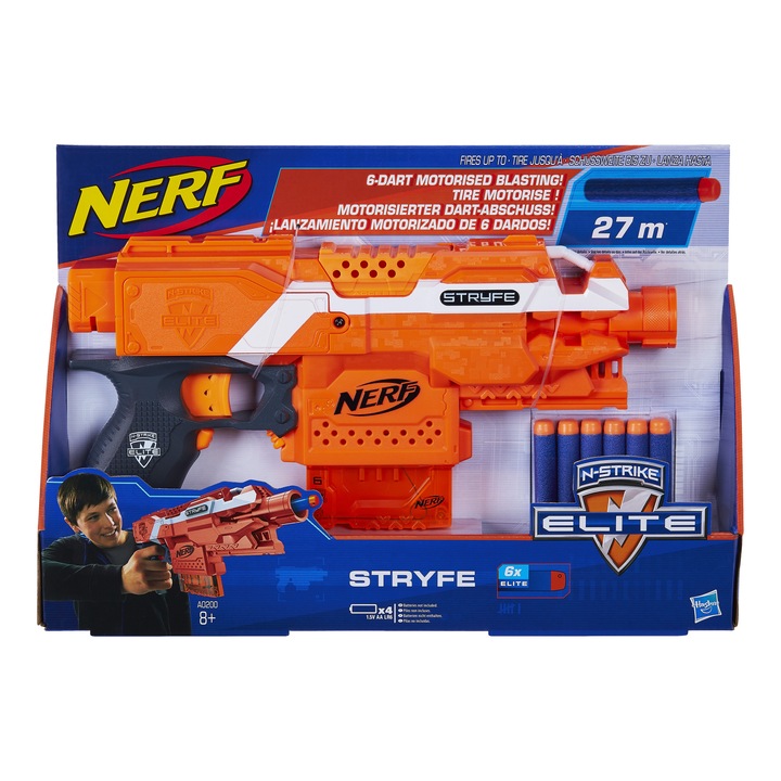 Пистолет играчка Nerf Elite, Stryfe