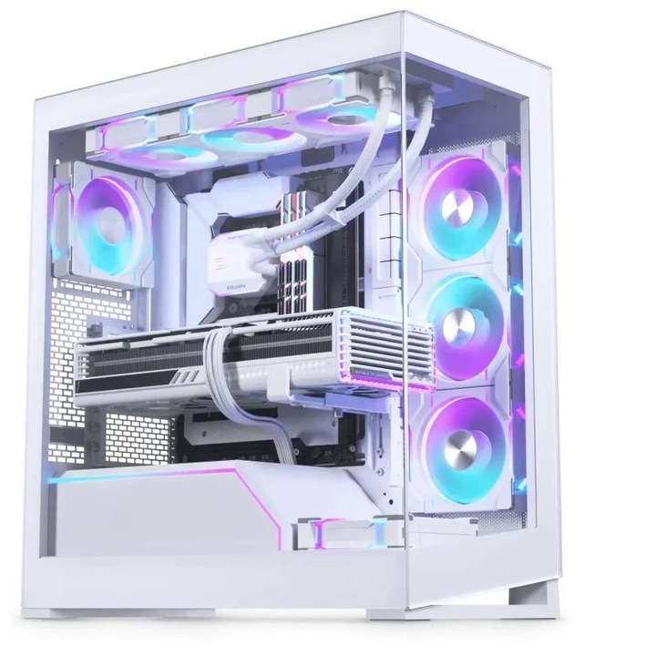 PHANTEKS NV5 MK2 ház, Mid Tower, fehér