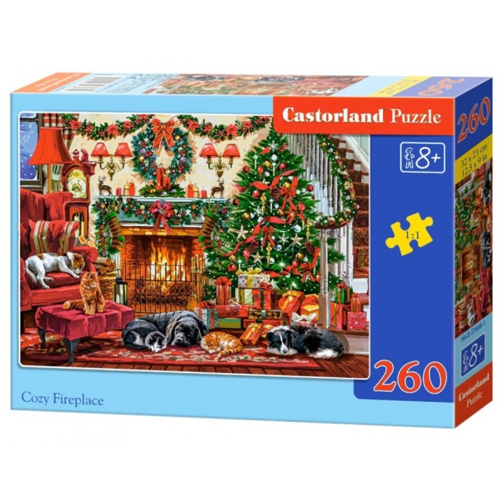 Castorland 260 db-os puzzle - Hangulatos kandalló (B-27668)