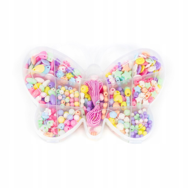 Set margele acrilice, DIYQueen, H524, 420 piese