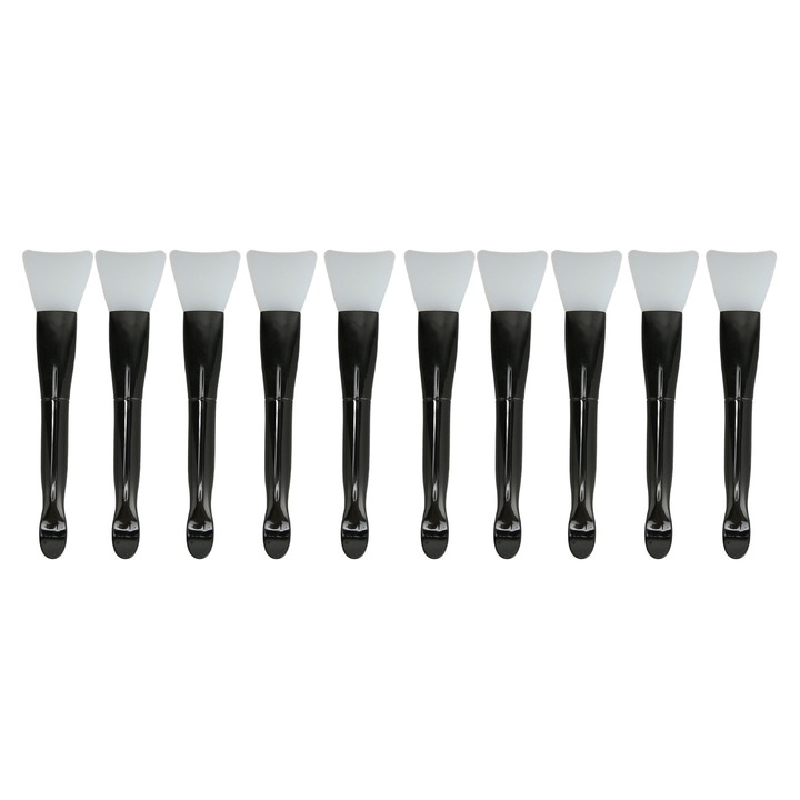 Jormftte 10 db-os szilikon sminkecset készlet, ergonomikus kialakítás, mosható