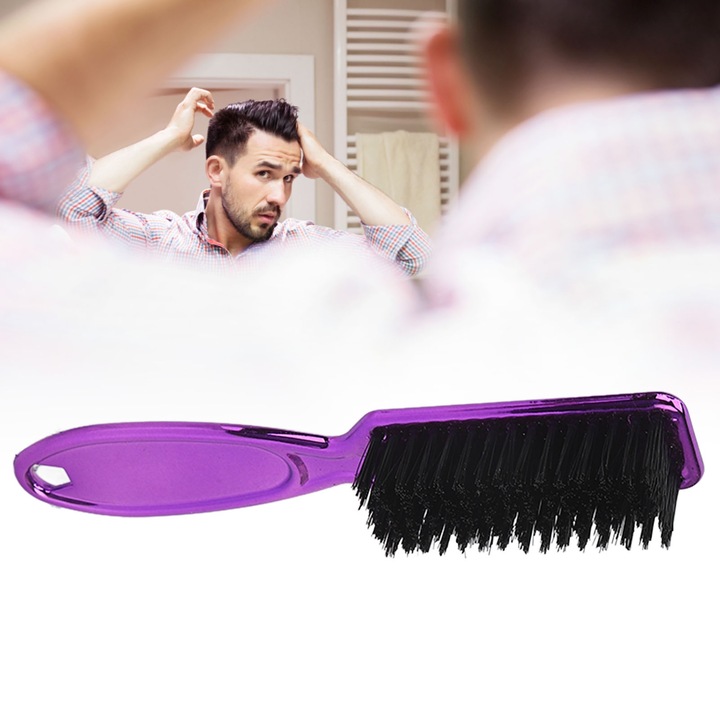 Szakállkefe, Jormftte, ergonomikus nyél, nejlon sörték, lila