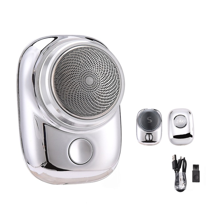 Преносима електрическа самобръсначка Longziming, мини, водоустойчива, 15 ножчета, за мокро и сухо бръснене, бързо зареждане, малък размер