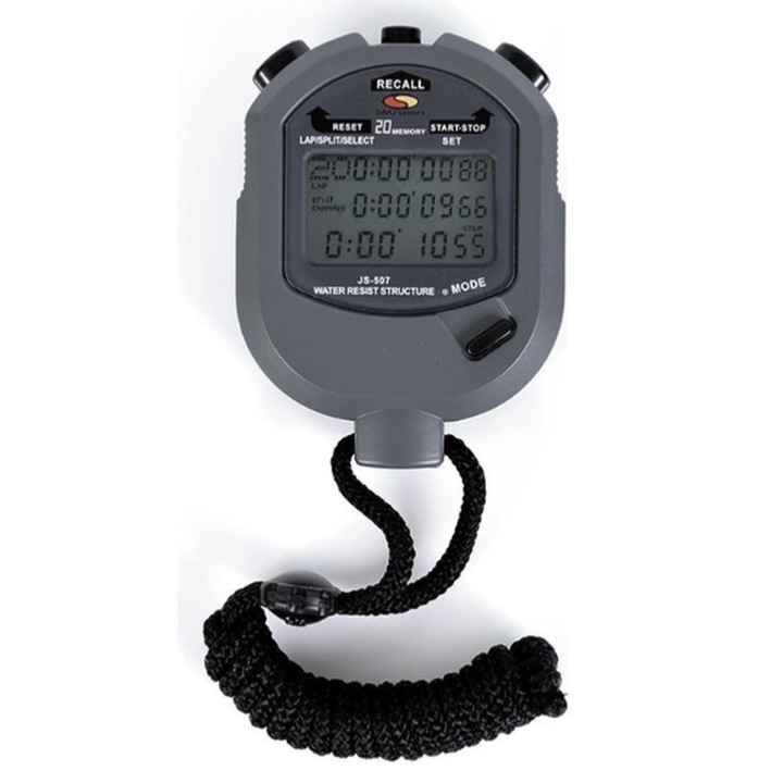 Elektronikus sport stopper, SMJ, ezüst