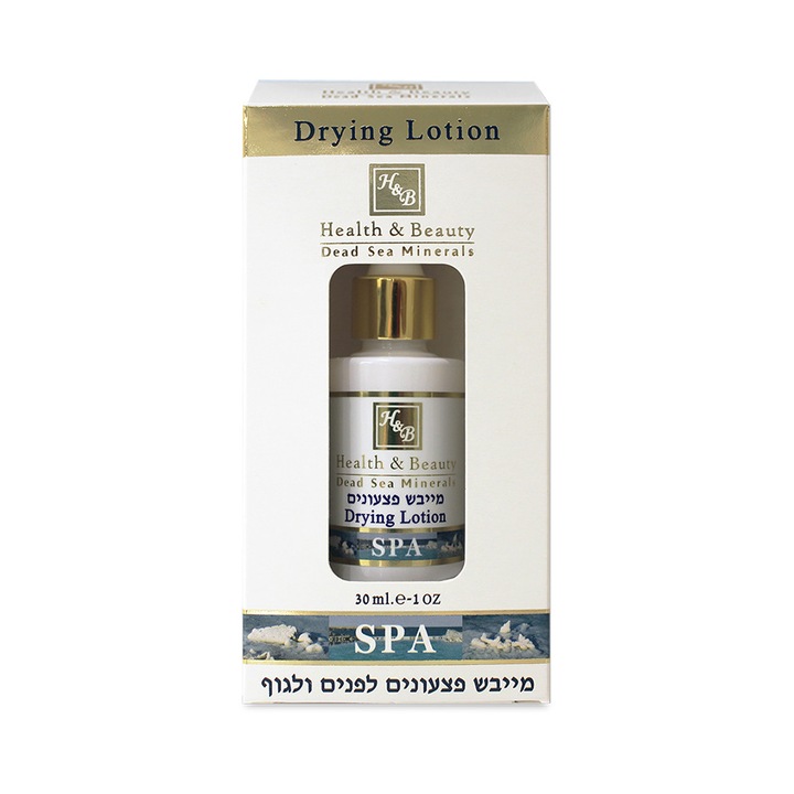 Pattanásszárító lotion, Health and Beauty Holt-tenger, eltávolítja és tisztítja hegek nélkül, 30 ml